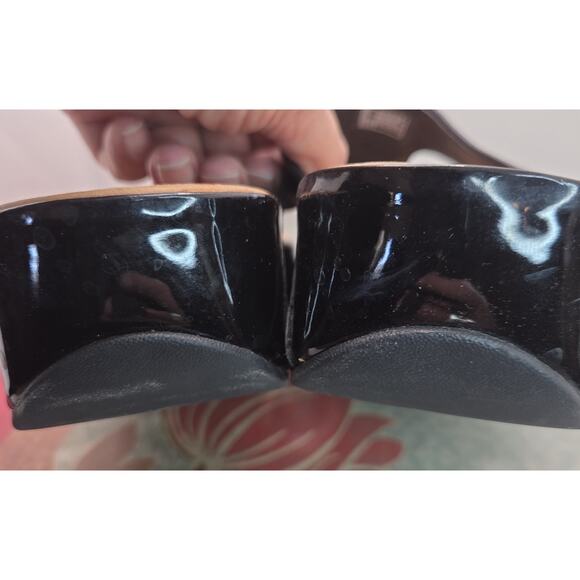 FitFlop Pietra II Black Leather Jeweled Slide Sandals Size Womens US 7 Medium - Picture 7 of 11